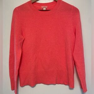 J. Crew Women’s Cashmere Sweater Small - Coral